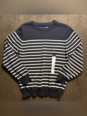 NWT Kids Basic Editions Striped Sweater
